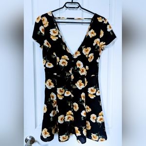 Brand New Forever 21 Floral Mini Dress Viscose